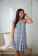 Load image into Gallery viewer, Floral Essence Tie Strap Dress