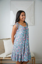 Load image into Gallery viewer, Floral Essence Tie Strap Dress