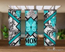 Load image into Gallery viewer, Fluttering Delight: Personalized Butterfly and Floral Tumbler | Personalized