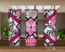Load image into Gallery viewer, Fluttering Delight: Personalized Butterfly and Floral Tumbler | Personalized