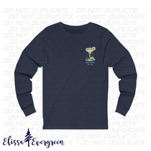 Load image into Gallery viewer, This One's For You Jimmy Tee Shirt | Navy With Aqua Letters | Honoring Jimmy T-shirt