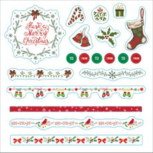Load image into Gallery viewer, Merry And Bright Christmas Stickerbook
