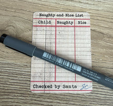 Load image into Gallery viewer, Naughty and Nice List Holiday Sticker | Santa Approved List