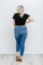 Load image into Gallery viewer, Judy Blue Hi-Rise Rainbow Embroidery Cropped Straight Leg Jeans