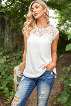 Load image into Gallery viewer, Sleeveless Top with Lace Detail