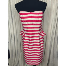 Load image into Gallery viewer, Lilly Pulitzer Azalea Swizzle Stripe Maybell Peplum