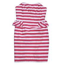 Load image into Gallery viewer, Lilly Pulitzer Azalea Swizzle Stripe Maybell Peplum