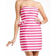 Load image into Gallery viewer, Lilly Pulitzer Azalea Swizzle Stripe Maybell Peplum