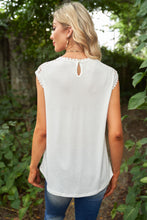 Load image into Gallery viewer, Sleeveless Top with Lace Detail