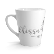 Load image into Gallery viewer, Elissa Evergreen Logo Latte mug