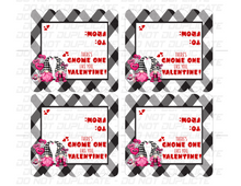 Load image into Gallery viewer, There's Gnome One Like You! Valentine Treat Bag Topper Printable Digital Download | SVG Print and Cut File