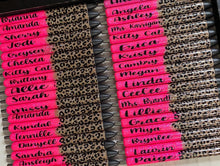 Load image into Gallery viewer, Animal Print Personalized Glitter Pen | Personalized Desk Set | Glitter Ink Joy Pens