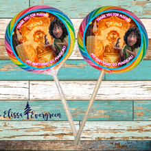 Load image into Gallery viewer, Magical Mini or Jumbo Swirl Pops | Party Favors | Encanto Inspired