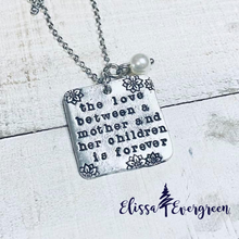 Load image into Gallery viewer, The Love Between Pewter Necklace and Chain