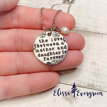 Load image into Gallery viewer, The Love Between Pewter Necklace and Chain