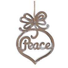 Load image into Gallery viewer, Wooden Cut Out Christmas Ornaments by burton + Burton