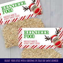 Load image into Gallery viewer, Magical Reindeer Food Christmas Treat Bag Topper Printable Digital Download with Recipe