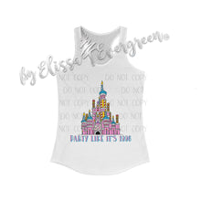 Load image into Gallery viewer, Disney 50th Celebration Tank Top | WDW Party Like it's 1996 Racerback Tank Top