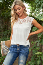 Load image into Gallery viewer, Sleeveless Top with Lace Detail