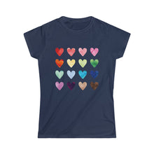 Load image into Gallery viewer, All You Need is Love Tee, Watercolor Heart Graphic Tee Shirt