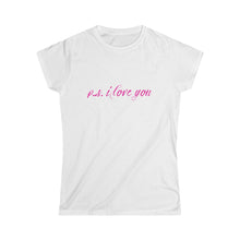 Load image into Gallery viewer, Pink P.S. I Love You Graphic Tee | Valentine's Day Tee