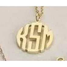 Load image into Gallery viewer, Personalized Monagram Necklace