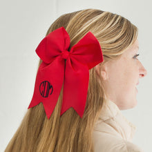 Load image into Gallery viewer, Monogrammed Hair Bow | Cheer Bow | Dance Bow | Personalized