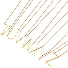 Load image into Gallery viewer, Big Letter Initial Necklace