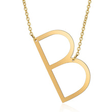 Load image into Gallery viewer, Big Letter Initial Necklace