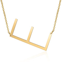 Load image into Gallery viewer, Big Letter Initial Necklace
