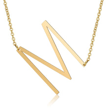 Load image into Gallery viewer, Big Letter Initial Necklace