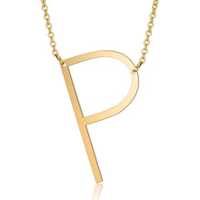 Load image into Gallery viewer, Big Letter Initial Necklace