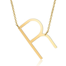 Load image into Gallery viewer, Big Letter Initial Necklace