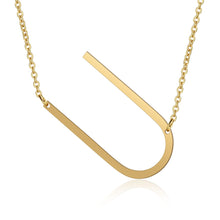 Load image into Gallery viewer, Big Letter Initial Necklace