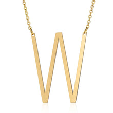 Load image into Gallery viewer, Big Letter Initial Necklace