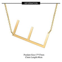 Load image into Gallery viewer, Big Letter Initial Necklace