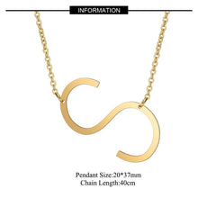 Load image into Gallery viewer, Big Letter Initial Necklace