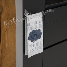 Load image into Gallery viewer, Sweet Dreams are made of Brie funny tea towel | Dish Towel