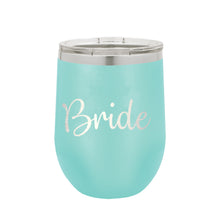 Load image into Gallery viewer, 12 Oz Bride Stemless Stainless Steel Tumbler