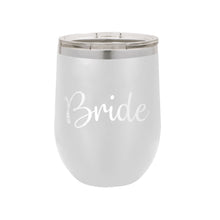 Load image into Gallery viewer, 12 Oz Bride Stemless Stainless Steel Tumbler