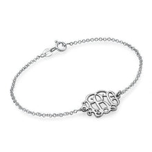Load image into Gallery viewer, Personalized Monogram Bracelet | Bracelet or Anklet- Custom Made with up to Three Initials