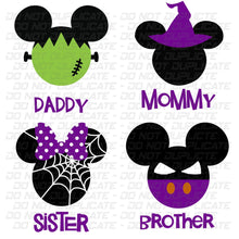 Load image into Gallery viewer, Halloween Mickey Face Monster Digital Download Bundle | Cuttable SVG | Printable PNG and JPEG |