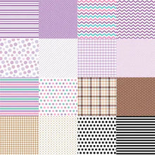 Load image into Gallery viewer, Stripes, Dots and Plaids 6x6 Paper Book
