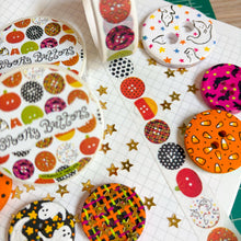 Load image into Gallery viewer, Spooky Buttons Washi Tape
