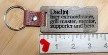 Load image into Gallery viewer, Premium Wood and Leather Keychain | Perfect Father&#39;s Day Gift | Personalized
