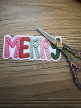 Load image into Gallery viewer, Merry Yarn Sticker | Cozy Christmas Sticker for Journals, Planners &amp; Yarn Lovers
