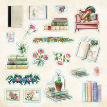 Load image into Gallery viewer, Bibliophila Ephemera Sticker Book
