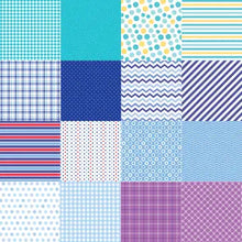 Load image into Gallery viewer, Stripes, Dots and Plaids 6x6 Paper Book
