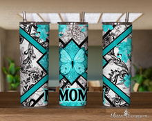 Load image into Gallery viewer, Fluttering Delight: Personalized Butterfly and Floral Tumbler | Personalized
