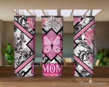 Load image into Gallery viewer, Fluttering Delight: Personalized Butterfly and Floral Tumbler | Personalized
